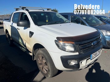 Location: Belvedere - 2015 FORD RANGER WILDTRAK 4X4 TDCI Pick-up REG: GY65TVD, 3198cc Diesel, 6 Speed Manual Diesel, Former Keepers: 3, Keys: Yes, MOT Expiry date: 09.02.2027