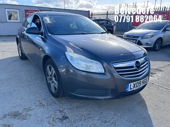 Location: Belvedere - 2009 VAUXHALL INSIGNIA EXCLUSIVE 5 DOOR HATCHBACK REG: LX09HGE, 1796 PETROL, MANUAL, Former Keepers: 3, Keys: Yes, MOT Expiry date: 21/07/2027