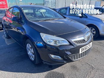 Location: Belvedere - 2010 VAUXHALL ASTRA EXCLUSIV 113 5 Door Hatchback REG: BK60ZVJ, Keys: No, MOT Expiry date: 18/11/2026, 1598 Petrol, 5 Speed Manual Petrol, Former Keepers: 3