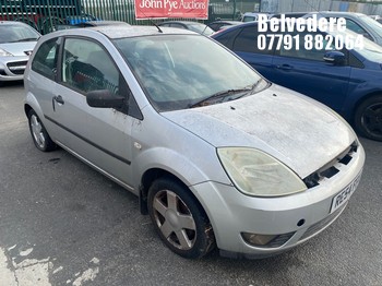 Location: Belvedere - 2004 FORD FIESTA FLAME 3 Door Hatchback REG: RE54FFA, Keys: No, MOT Expiry date: 25/02/2026, 1388 Petrol, 5 Speed Manual Petrol, Former Keepers: 7