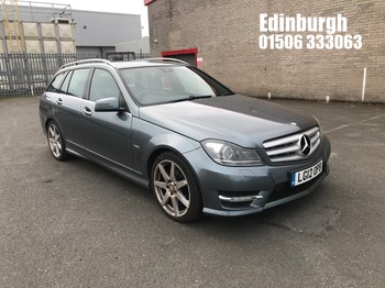 Location: Edinburgh - 2012 MERCEDES-BENZ C220 SPORT CDI BLUEEFFICIENCY AUTO ESTATE REG: LG12OPB, 2143 DIESEL, AUTOMATIC, Former Keepers: 6, Keys: Yes, MOT Expiry date: 17/07/2027