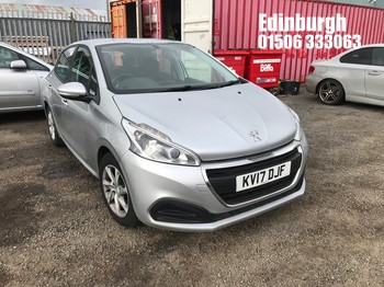 Location: Edinburgh - 2017 PEUGEOT 208 ACTIVE 5 Door Hatchback REG: KV17DJF, Keys: No, MOT Expiry date: 19/11/2026, 1200 Petrol, 5 Speed Manual Petrol, Former Keepers: 4