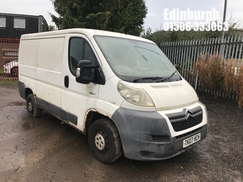 Location: Edinburgh - 2007 CITROEN RELAY 30 100HP SWB Panel Van REG: TK07HCH, Keys: No, MOT Expiry date: 28/11/2025, 2198 Diesel, 5 Speed Manual Diesel, Former Keepers: 3