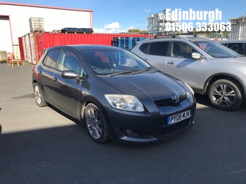 Location: Edinburgh - 2008 TOYOTA AURIS SR D-4D 5 Door Hatchback REG: PY08MJK, Keys: No, MOT Expiry date: 18/07/2024, 1998 Diesel, 5 Speed Manual Diesel, Former Keepers: 6