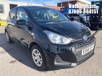 Location: Nottingham - 2018 HYUNDAI I10 SE 5 DOOR HATCHBACK REG: EO68DYY, 998cc PETROL, 5 SPEED MANUAL PETROL, Former Keepers: 3, Keys: No, MOT Expiry date: 21/05/2026