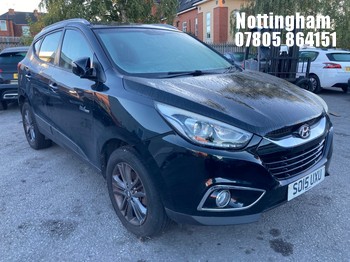 Location: Nottingham - 2015 HYUNDAI IX35 SE BLUE DRIVE Estate REG: SO15UXU, Keys: No, MOT Expiry date: 25/03/2027, 1591 Petrol, 6 Speed Manual Petrol, Former Keepers: 3
