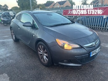 Location: Mitcham - 2012 VAUXHALL ASTRA GTC SRI T 3 DOOR HATCHBACK REG: RV62JJK, 1598 PETROL, MANUAL, Former Keepers: 4, Keys: Yes, MOT Expiry date: 16/05/2027