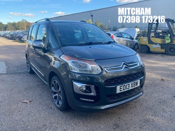 Location: MITCHAM - 2013 CITROEN C3 PICASSO SELECTION HDI MPV REG: EO13XBW, 1560cc Diesel, 5 Speed Manual Diesel, Former Keepers: 4, Keys: No, MOT: Expiry date22/08/2026