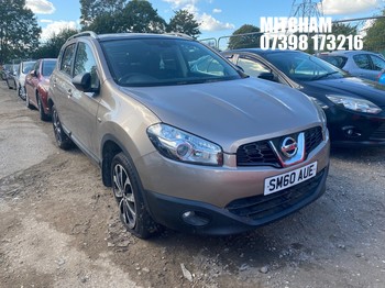 Location: Mitcham - 2010 NISSAN QASHQAI N-TEC DCI 5 Door Hatchback REG: SM60AUE, Keys: No, MOT Expiry date: 24/06/2026, 1461 Diesel, 6 Speed Manual Diesel, Former Keepers: 8