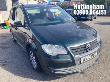 Location: Nottingham - 2010 VOLKSWAGEN TOURAN S TDI 105 MPV REG: AV10PGO, Keys: No, MOT Expiry date: 29/09/2026, 1896 Diesel, 6 Speed Manual Diesel, Former Keepers: 5