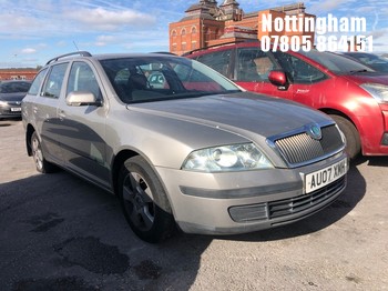 Location: Nottingham - 2007 SKODA OCTAVIA AMBIENTE TDI PD8V Estate REG: AU07XMH, Keys: No, MOT Expiry date: 30/10/2026, 1896 Diesel, 6 Speed Manual Diesel, Former Keepers: 5