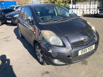 Location: Nottingham - 2011 TOYOTA YARIS T SPIRIT VVT-I 5 Door Hatchback REG: OV11YDX, Keys: No, MOT Expiry date: 10/09/2026, 1329 Petrol, 6 Speed Manual Petrol, Former Keepers: 6