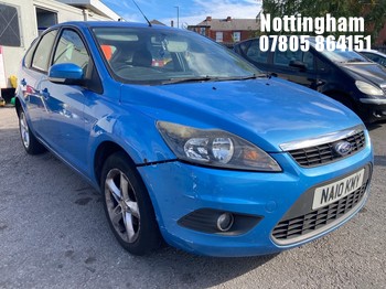 Location: Nottingham - 2010 FORD FOCUS ZETEC 100 5 Door Hatchback REG: NA10KMY, Keys: No, MOT Expiry date: 12/03/2027, 1596 Petrol, 5 Speed Manual Petrol, Former Keepers: 8
