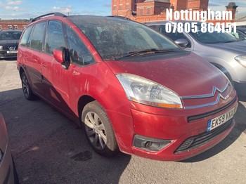 Location: Nottingham - 2009 CITROEN C4 GRAND PICASSO VTR+ HDI MPV REG: EK59VXX, Keys: No, MOT Expiry date: 23/09/2026, 1560 Diesel, 6 Speed Auto Diesel, Former Keepers: 7