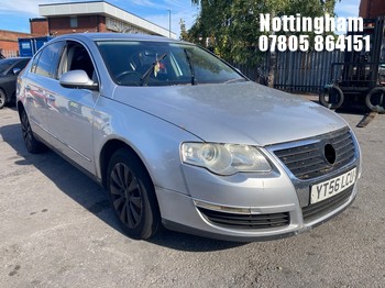Location: Nottingham - 2006 VOLKSWAGEN PASSAT SE TDI 140 4 Door Saloon REG: YT56LCU, Keys: No, MOT Expiry date: 05/08/2026, 1968 Diesel, 6 Speed Manual Diesel, Former Keepers: 19