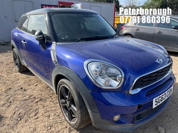 Location: Peterborough - 2013 MINI PACEMAN COOPER SD Coupe REG: SG63COH, Keys: No, MOT Expiry date: 07/05/2026, 1995 Diesel, 6 Speed Manual Diesel, Former Keepers: 7