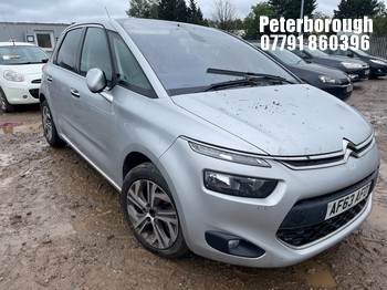 Location: Peterborough - 2013 CITROEN C4 PICASSO EXCL AIRDREAM MPV REG: AF63AFO, Keys: Required, MOT Expiry date: 30/09/2026, 1560 Diesel, 6 Speed Manual Diesel, Former Keepers: 4