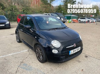 Location: Brentwood - 2014 FIAT 500 S TWINAIR 3 Door Hatchback REG: LS14SHV, Keys: No, MOT Expiry date: 22/06/2027, 875 Petrol, 5 Speed Manual Petrol, Former Keepers: 3