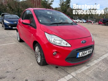 Location: Brentwood - 2015 FORD KA ZETEC 3 Door Hatchback REG: LO64YHG, Keys: No, MOT Expiry date: 30/01/2026, 1242 Petrol, 5 Speed Manual Petrol, Former Keepers: 6