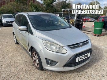 Location: Brentwood - 2012 FORD GRAND C-MAX ZETEC TDCI 11 MPV REG: EK12DWE, Keys: No, MOT Expiry date: 17.04.2025, 1560 Diesel, 6 Speed Manual Diesel, Former Keepers: 3