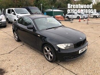 Location: Brentwood - 2010 BMW 118D SE Coupe REG: LM10FXD, Keys: No, MOT Expiry date: 23/09/2026, 1995 Diesel, 6 Speed Manual Diesel, Former Keepers: 9