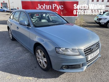 Location: South Wales - 2011 AUDI A4 AVANT SE TDI AUTO Estate REG: HJ11UHH, Keys: No, MOT Expiry date: 16/08/2026, 1968 Diesel, Variable 1 Speed Auto Diesel, Former Keepers: 4