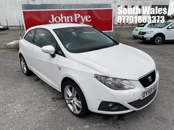 Location: South Wales - 2009 SEAT IBIZA CR SPORT TDI 3 Door Hatchback REG: OY59HGA, Keys: No, MOT Expiry date: 27-02-2026, 1598 Diesel, 5 Speed Manual Diesel, Former Keepers: 8