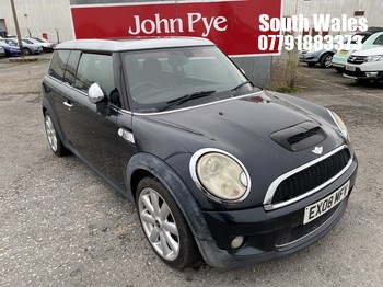 Location: South Wales - 2008 MINI COOPER S CLUBMAN Estate REG: EX08MFV, Keys: No, MOT Expiry date: 06/06/2026, 1598 Petrol, 6 Speed Manual Petrol, Former Keepers: 4