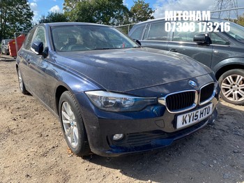 Location: Mitcham - 2015 BMW 320D BUSINESS EFFICIENTDY 4 Door Saloon REG: KY15HTO, Keys: No, MOT Expiry date: 13/10/2024, 1995 Diesel, 6 Speed Manual Diesel, Former Keepers: 3