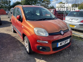 Location: Mitcham - 2012 FIAT PANDA LOUNGE TWINAIR 5 Door Hatchback REG: M17DPT, Keys: No, MOT Expiry date: 16/04/2026, 875 Petrol, 5 Speed Manual Petrol, Former Keepers: 4