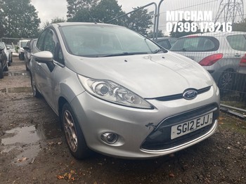 Location: Mitcham - 2012 FORD FIESTA ZETEC 5 Door Hatchback REG: SG12EJJ, Keys: No, MOT Expiry date: 20/11/2026, 1388 Petrol, 5 Speed Manual Petrol, Former Keepers: 5