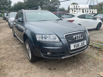 Location: Mitcham - 2011 AUDI A6 ALLROAD TDI QUATTRO A Estate REG: VU11JUC, Keys: No, MOT Expiry date: 01/06/2027, 2967 Diesel, 6 Speed Auto Diesel, Former Keepers: 7