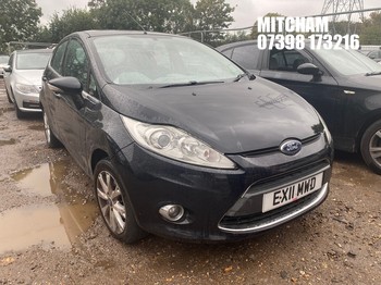 Location: Mitcham - 2011 FORD FIESTA ZETEC 5 Door Hatchback REG: EX11MWD, Keys: No, MOT Expiry date: 13/01/2027, 1388 Petrol, 5 Speed Manual Petrol, Former Keepers: 5