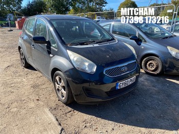 Location: Mitcham - 2010 KIA VENGA 2 ECODYNAMICS CRDI 5 Door Hatchback REG: GY60PKO, Keys: No, MOT Expiry date: 11/10/2025, 1396 Diesel, 6 Speed Manual Diesel, Former Keepers: 6