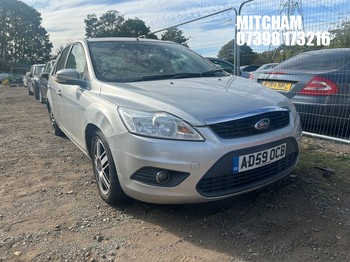 Location: Mitcham - 2009 FORD FOCUS ECONETIC TD 90 5 Door Hatchback REG: AD59OCB, Keys: No, MOT Expiry date: 14/09/2026, 1560 Diesel, 5 Speed Manual Diesel, Former Keepers: 5