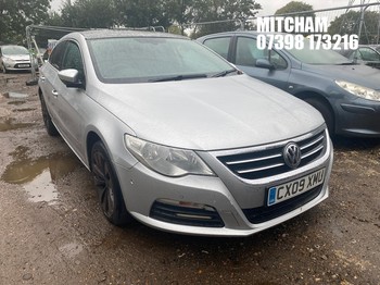 Location: Mitcham - 2009 VOLKSWAGEN PASSAT TSI Coupe REG: CX09XMU, Keys: No, MOT Expiry date: 09/12/2026, 1798 Petrol, 6 Speed Manual Petrol, Former Keepers: 10