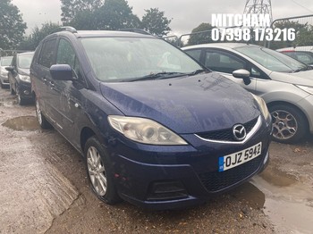 Location: Mitcham - 2009 MAZDA 5 TS2 MPV REG: OJZ5942, Keys: No, MOT Expiry date: 03/12/2026, 1798 Petrol, 5 Speed Manual Petrol, Former Keepers: 7
