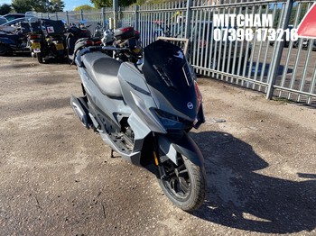Location: Mitcham - 2022 SYM JET X 125 E5 Motorcycle REG: EJ22ZRN, Keys: No, MOT Expiry date: 24/06/2025, 125 Petrol, Automatic, Former Keepers: 1