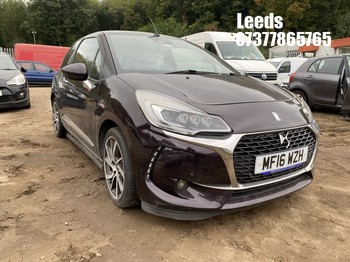 Location: Leeds - 2016 DS DS3 PRESTIGE THP S/S Convertible REG: MF16WZH, Keys: No, MOT Expiry date: 17-05-2027, 1600 Petrol, 6 Speed Manual Petrol, Former Keepers: 5