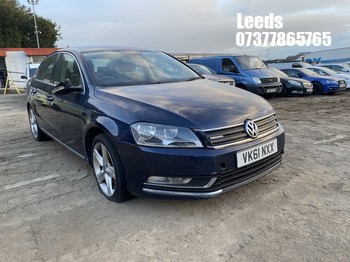 Location: Leeds - 2011 VOLKSWAGEN PASSAT SE BLUEMOTION TECH 4 Door Saloon REG: VK61NXX, Keys: No, MOT Expiry date: 12-09-2026, 1968 Diesel, 6 Speed Manual Diesel, Former Keepers: 8