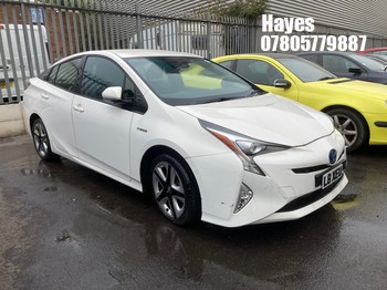 Location: HAYES / HEATHROW - 2017 TOYOTA PRIUS EXCEL VVT-I CVT 5 Door Hatchback REG:L8XEU,1798cc Hybrid Electric,Variable 1 Speed Auto Petrol/E,Former Keepers:0, Keys:No, MOT:Expiry date10/02/2026