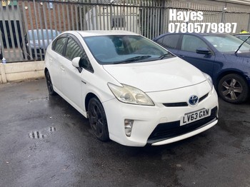 Location: HAYES / HEATHROW - 2013 TOYOTA 5 Door Hatchback REG: LV63GXN, 1797cc Hybrid Electric, Automatic, Former Keepers: 1, Keys: No, MOT: Expiry date22/02/2027