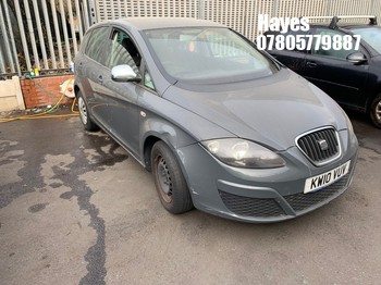 Location: Hayes - 2010 SEAT ALTEA S MPV REG: KW10VUV, Keys: No, MOT Expiry date: 11/06/2026, 1390 Petrol, 5 Speed Manual Petrol, Former Keepers: 15