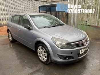 Location: Hayes - 2009 VAUXHALL ASTRA DESIGN 5 Door Hatchback REG: PJ59TEV, Keys: No, MOT Expiry date: 31/05/2027, 1598 Petrol, 5 Speed Manual Petrol, Former Keepers: 6