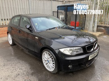 Location: Hayes - 2009 BMW 120D M SPORT AUTO 5 Door Hatchback REG: YG09TVM, Keys: No, MOT Expiry date: 16/07/2025, 1995 Diesel, 6 Speed Auto Diesel, Former Keepers: 6
