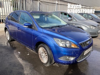 Location: Hayes - 2009 FORD FOCUS TITANIUM 100 5 Door Hatchback REG: GL58OHB, Keys: No, MOT Expiry date: 09/12/2026, 1596 Petrol, 5 Speed Manual Petrol, Former Keepers: 15