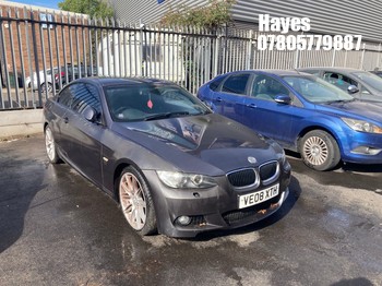 Location: Hayes - 2008 BMW 320I M SPORT Coupe REG: VE08XTH, Keys: No, MOT Expiry date: 15/04/2026, 1995 Petrol, 6 Speed Manual Petrol, Former Keepers: 3