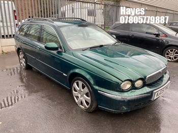 Location: Hayes - 2005 JAGUAR X-TYPE SE D Estate REG: WJ05PNU, Keys: No, MOT Expiry date: 26/06/2026, 1988 Diesel, 5 Speed Manual Diesel, Former Keepers: 5