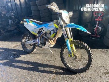 Location: Stapleford - 2016 HUSQVARNA FE 350 2017 Motorcycle REG: CE66GZM, Keys: No, MOT Expiry date: 03/12/2026, 350 Petrol,, Former Keepers: 7