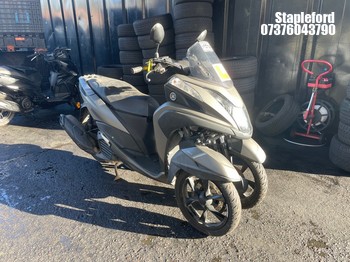Location: Stapleford - 2023 YAMAHA MWS 125-C TRICITY 125 Motorcycle REG: M23KGM, Keys: No, MOT Expiry date: 29/03/2026, 125 Petrol,, Former Keepers: 0